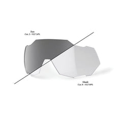 100% SPEEDTRAP lentilă de schimb, Photochromic Clear/Smoke