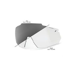 100% RACETRAP 3.0 lentile de schimb, Photochromic Clear/Smoke