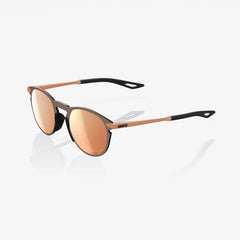 100% Legere Round ochelari de soare, Matte Copper Chromium