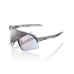 100% S3 ochelari de soare, Polished Translucent Grey - Rose Gold Mirror Photochromic Lens
