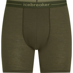 Icebreaker Anatomica boxeri lungi pentru bărbați, verde închis