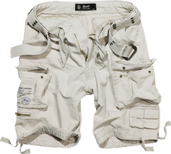 Brandit Savage Vintage pantaloni scurți, albi
