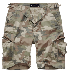 Brandit BDU pantaloni scurți Ripstop, Light woodland