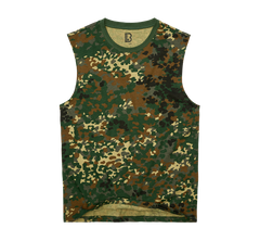 Brandit tricou fără mâneci, flecktarn