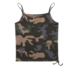 Brandit maiou pentru femei cu bretele subțiri, darkcamo