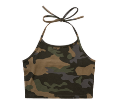 Brandit Neckholder maiou pentru femei, dark camo
