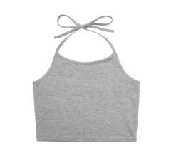 Brandit Neckholder maiou pentru femei, grey melange