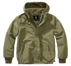 Brandit Windbreaker geacă frontzip pentru copii, oliv