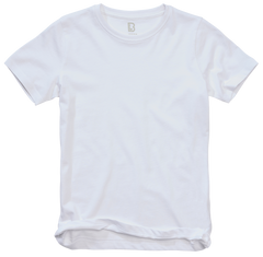 Brandit tricou pentru copii cu mânecă scurtă, alb