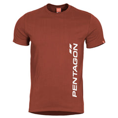 Pentagon Ageron Vertical tricou, maroon red