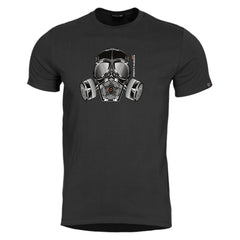 Pentagon Gas Mask tricou, negru