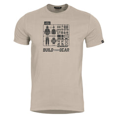 Pentagon Built Your Gear tricou, Khaki