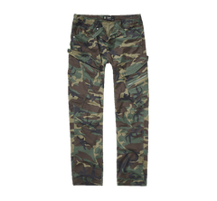Brandit Adven Slim Fit pantaloni, woodland