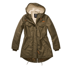 Brandit Marsh Lake parka de iarnă pentru femei cu glugă, oliv