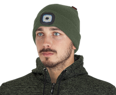 BENNON LUMOS căciulă cu lumină LED USB, verde