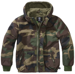 Brandit Frontzip Windbreaker geacă pentru copii, woodland