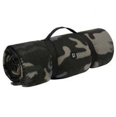 Brandit pătură fleece, darkcamo, 135 x 175 cm