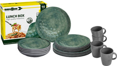 Brunner Lunch Box Venetian Set de vase de camping, verde