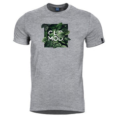 CloMod Leaves tricou scurt, melange