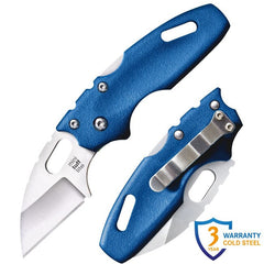 Cold Steel Mini Tuff Lite briceag Plain Edge, albastru