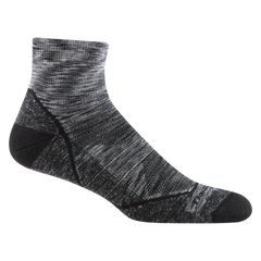 Darn Tough Light Hiker 1/4 șosete ușoare cu pernă, Space Gray