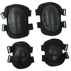 Dragowa Tactical protecții tactice pentru genunchi și coate, negre