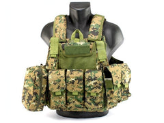DRAGOWA Heavy Duty vestă tactică, Digital Woodland