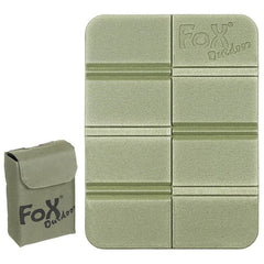 Fox Outdoor pernă de ședere termică pliabilă cu buzunar Molle, oliv