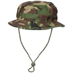 MFH GB Bush pălărie Rip stop cu șnur, DPM camo