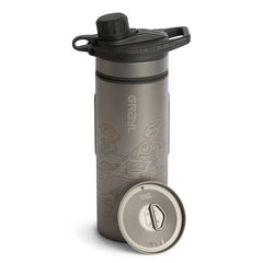 GRAYL GeoPress™ Titanium Purifier sticlă de filtrare + capac de gătit, Covert Black