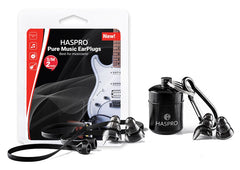 HASPRO Pure music dopuri pentru urechi, negru