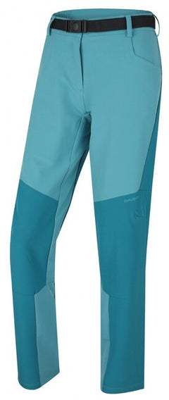 HUSKY Keiry pantaloni outdoor pentru femei, turcoaz