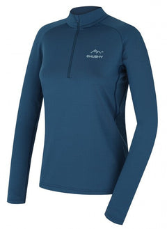 HUSKY Tromi Zip tricou termo cu fermoar pentru femei L, albastru