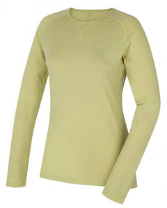 HUSKY Merow tricou termic cu mânecă lungă pentru femei, verde deschis