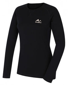 HUSKY Merow tricou termo cu mânecă lungă pentru femei, negru, L