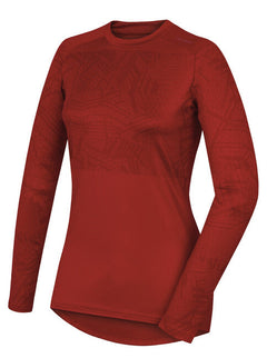 HUSKY Active Winter îmbrăcăminte termică pentru femei tricou cu mânecă lungă, roșie