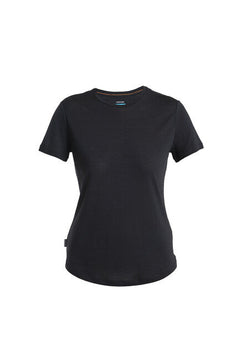 Icebreaker 125 Cool Lite Sphere III Merino tricou pentru femei cu mânecă scurtă, negru