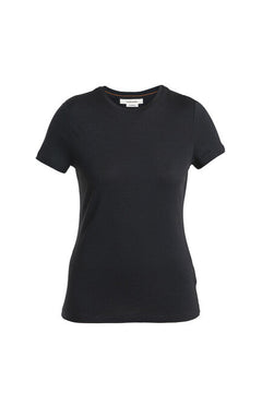 Icebreaker 150 Tech Lite III Merino tricou pentru femei cu mânecă scurtă, negru
