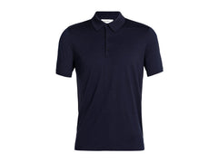 Icebreaker 150 Tech Lite III Merino tricou polo pentru bărbați cu mânecă scurtă, bleumarin