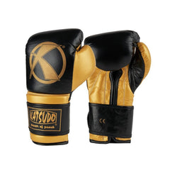 Katsudo Fight mănuși de box, negre auriu