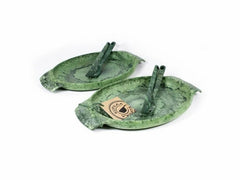 Kupilka set tacâmuri 2 farfurii, 2 cuțite, 2 furculițe, verde