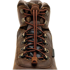 Lock Laces șireturi pentru bocanci de trekking, maro închis