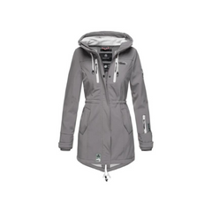 Marikoo ZIMTZICKE geacă softshell pentru femei cu glugă, de iarnă