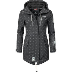 Marikoo ZIMTZICKE P geacă softshell pentru femei de iarnă cu glugă