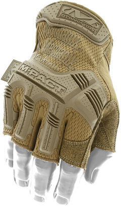 Mechanix M-Pact mănuși cu protecție la impact fără degete, coyote