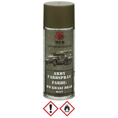 MFH vopsea militară în spray WH KHAKI DRAB mat, 400 ml