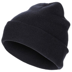 MFH căciulă acril tricot fin, albastră