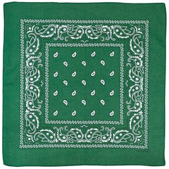 MFH bandană bumbac, OD green-black, aprox. 55 x 55 cm