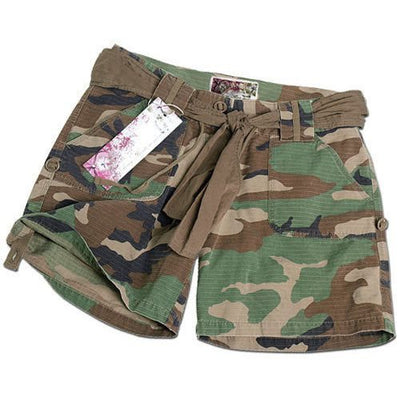 Pantaloni scurți camuflaj pentru femei