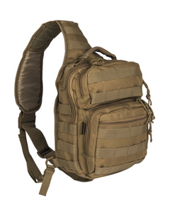 Mil-Tec Assault small rucsac cu o singură bretea, coyote, 10L